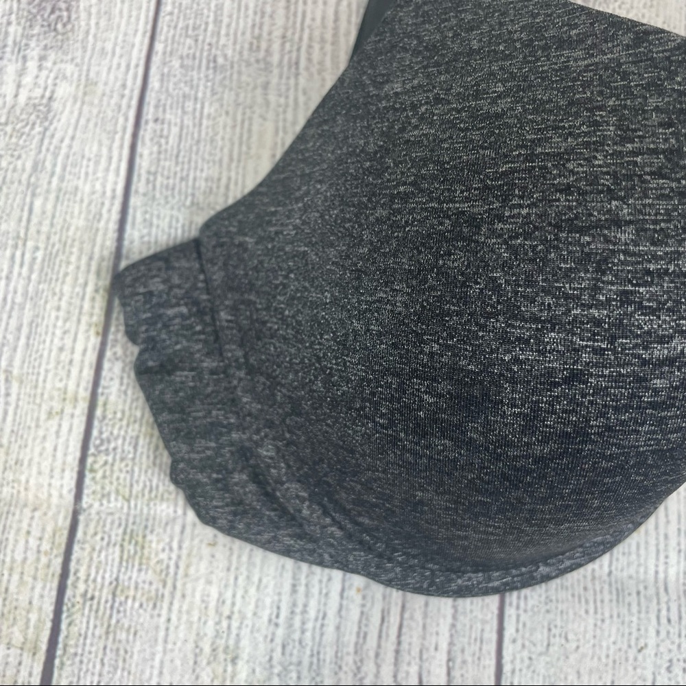 Victoria’s Secret T-Shirt Uplift Semi Demi Black Metallic Marled Push-up Bra 32D - Picture 4 of 10